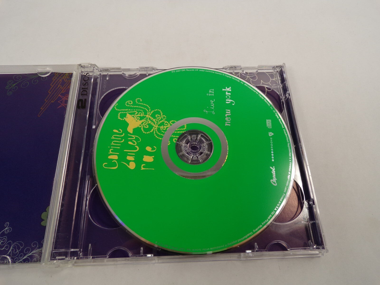 Corinne Bailey Rae Live in London & New York Trouble Sleeping DVD & CD #A-B