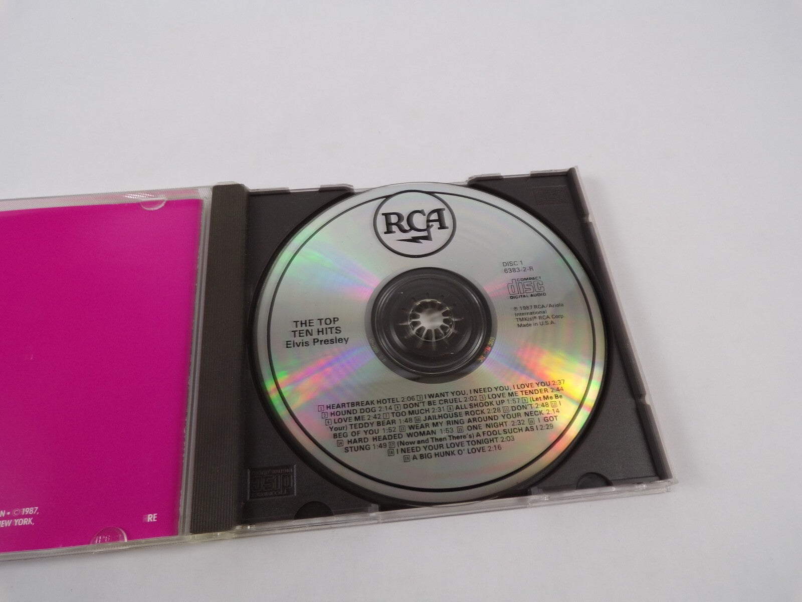The Top Ten Hits Elvis Presley Commemorative Issue Too Much One Night CD#47