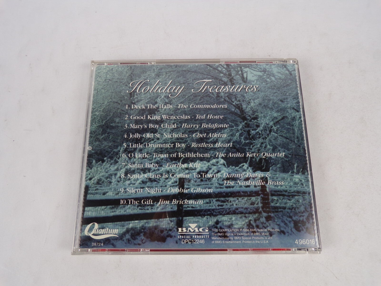 Holiday Treasures Happy Holidays From Quantum Deck The Halls Good King CD#54