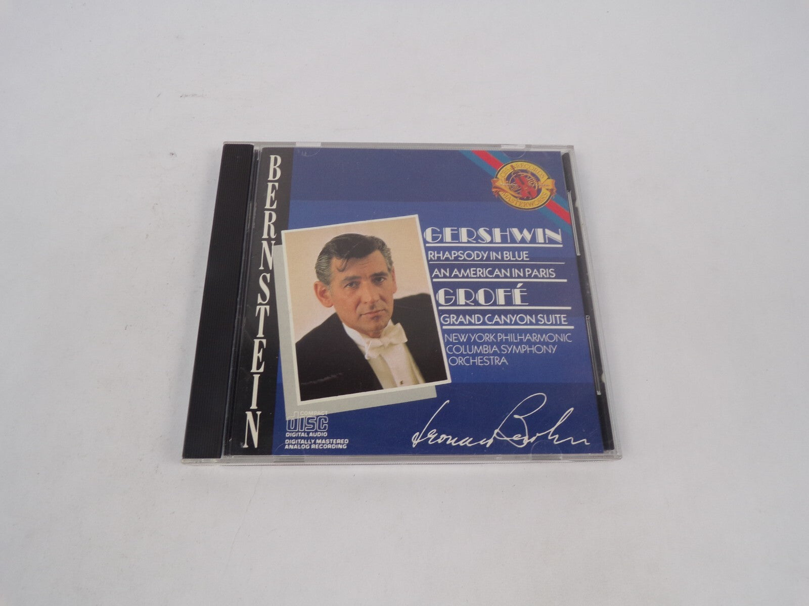 Bernstein Gershwin Rhapsody In Blue An American Paris Grofe Grand Canyon SuCD#69