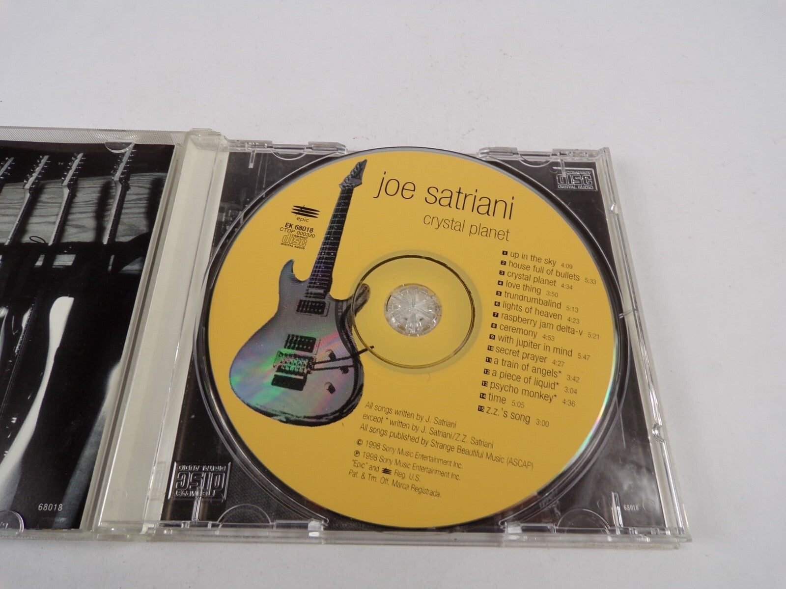 Joe Satriani Crystal Planet Up In The Sky House Full Of Bullets Love Thing CD#30