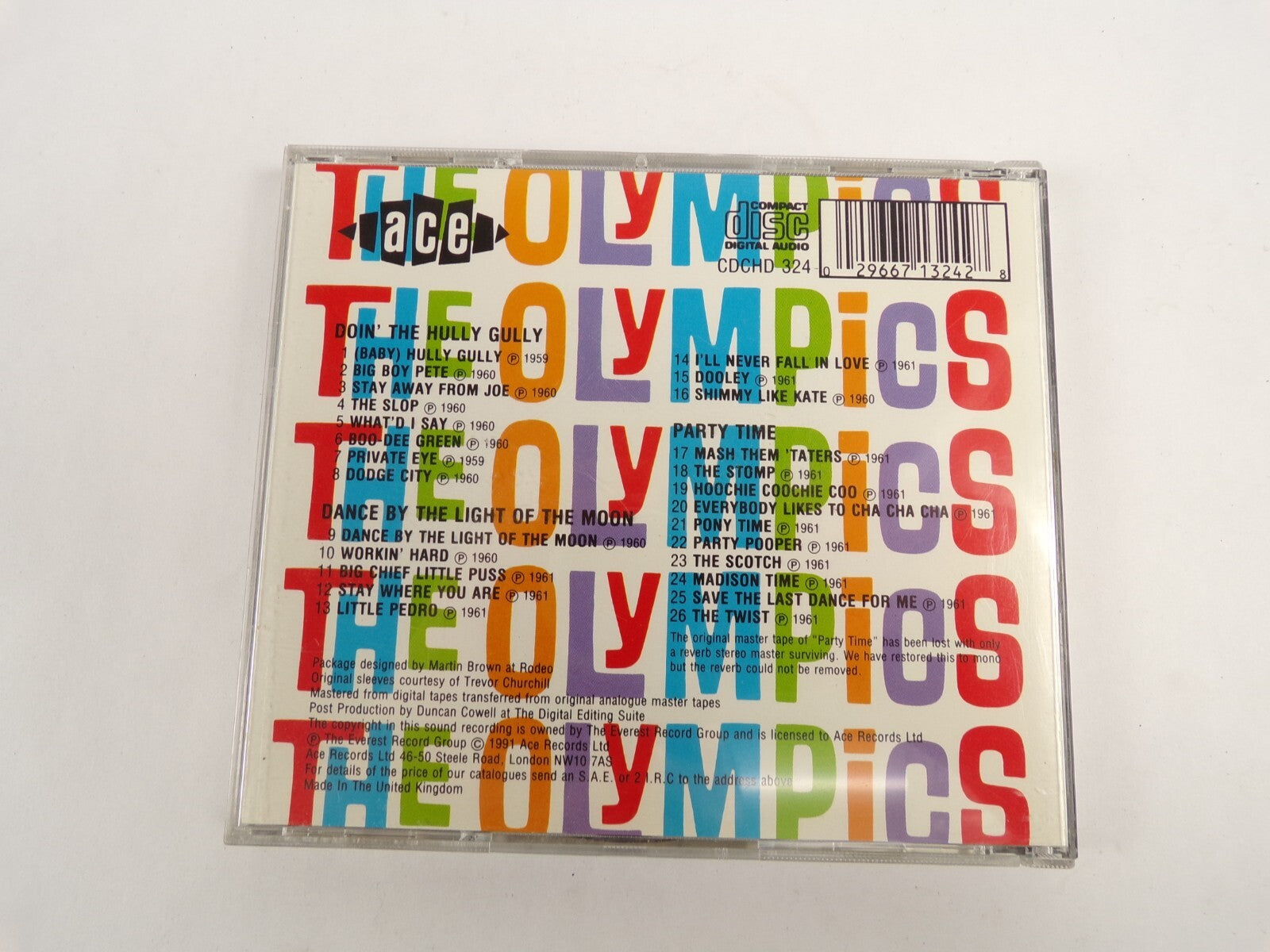 The Olympics Doin The Hully Gully Dance By The LIght Of The Moon CD#49