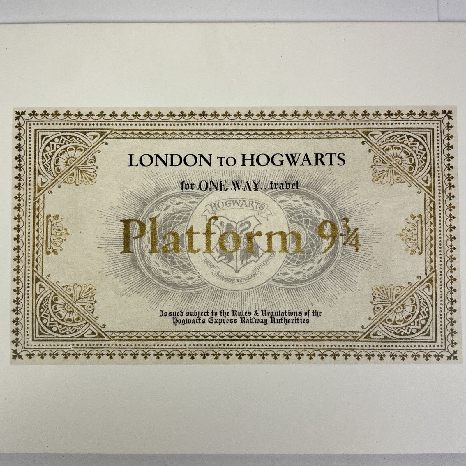 15 x Harry Potter the HOGWARTS SERIES Express Blank Notecards & Envelopes 7"x 5"