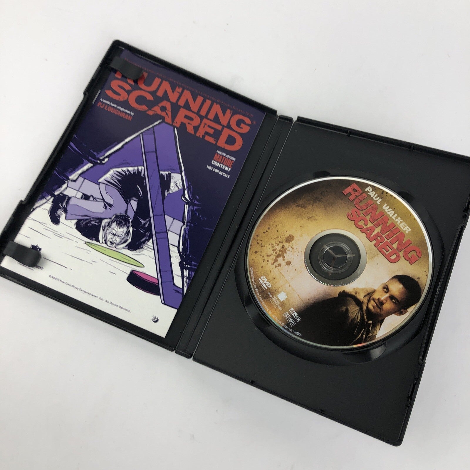 Running Scared (DVD) w/ Paul Walker - Mint Complete Condition * Free Shipping