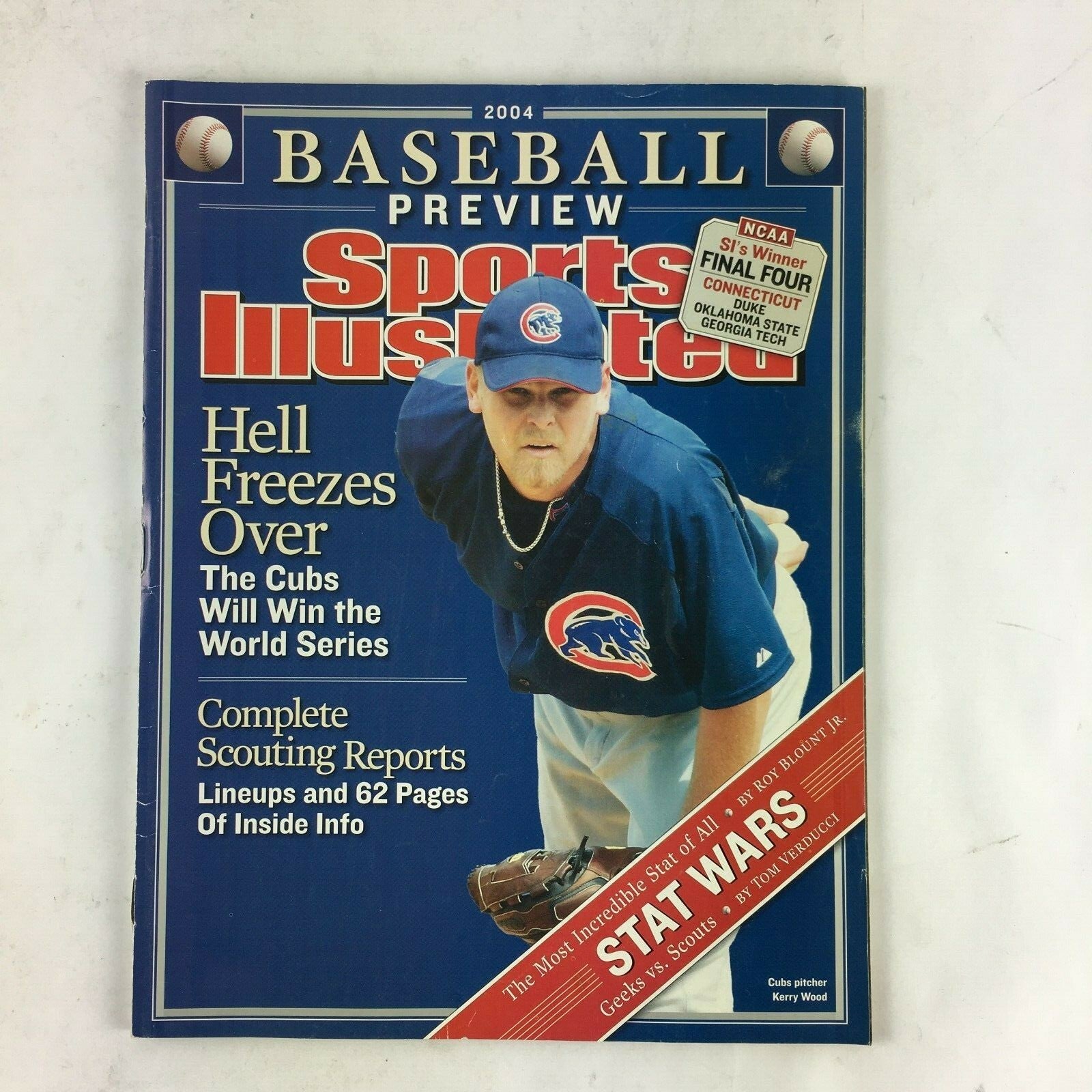 2004 Sports illustrated Magazine Hell FreezesOver Geel Vs. Scouts By TomVerducci