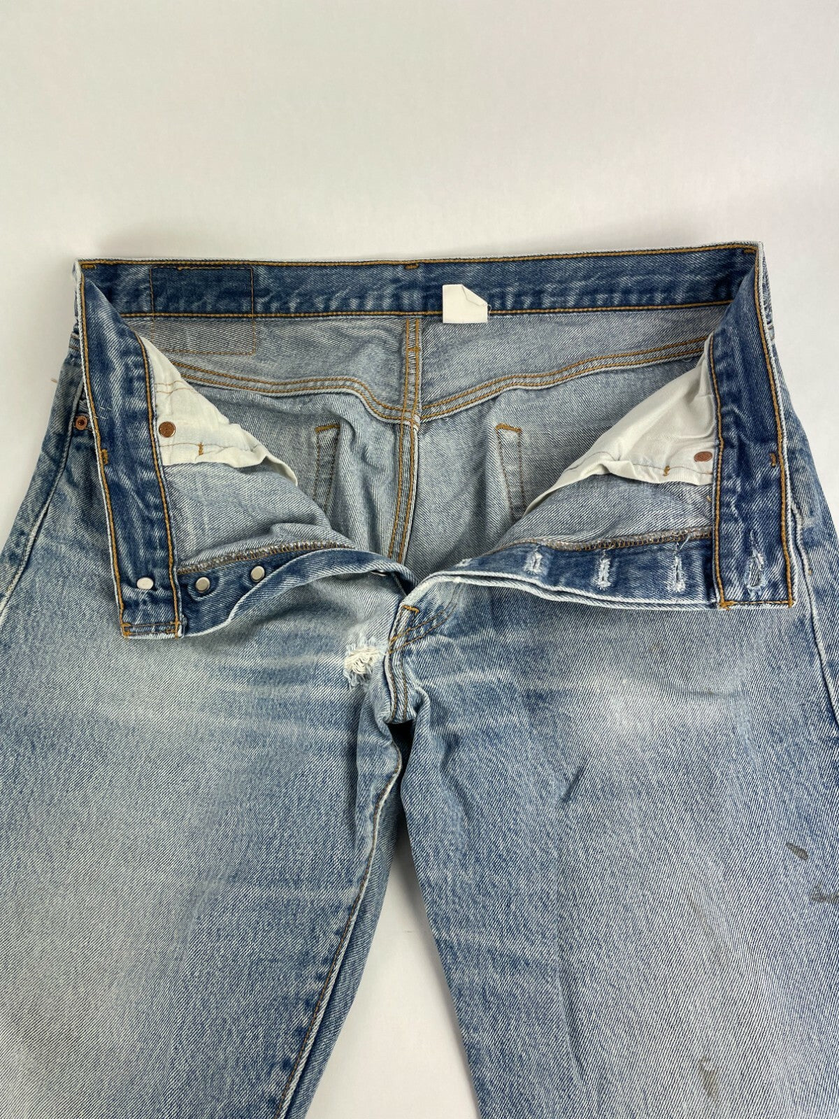 Levi's Men's Blue 501 Regular Fit Straight Leg Jeans Size W 36 L 36