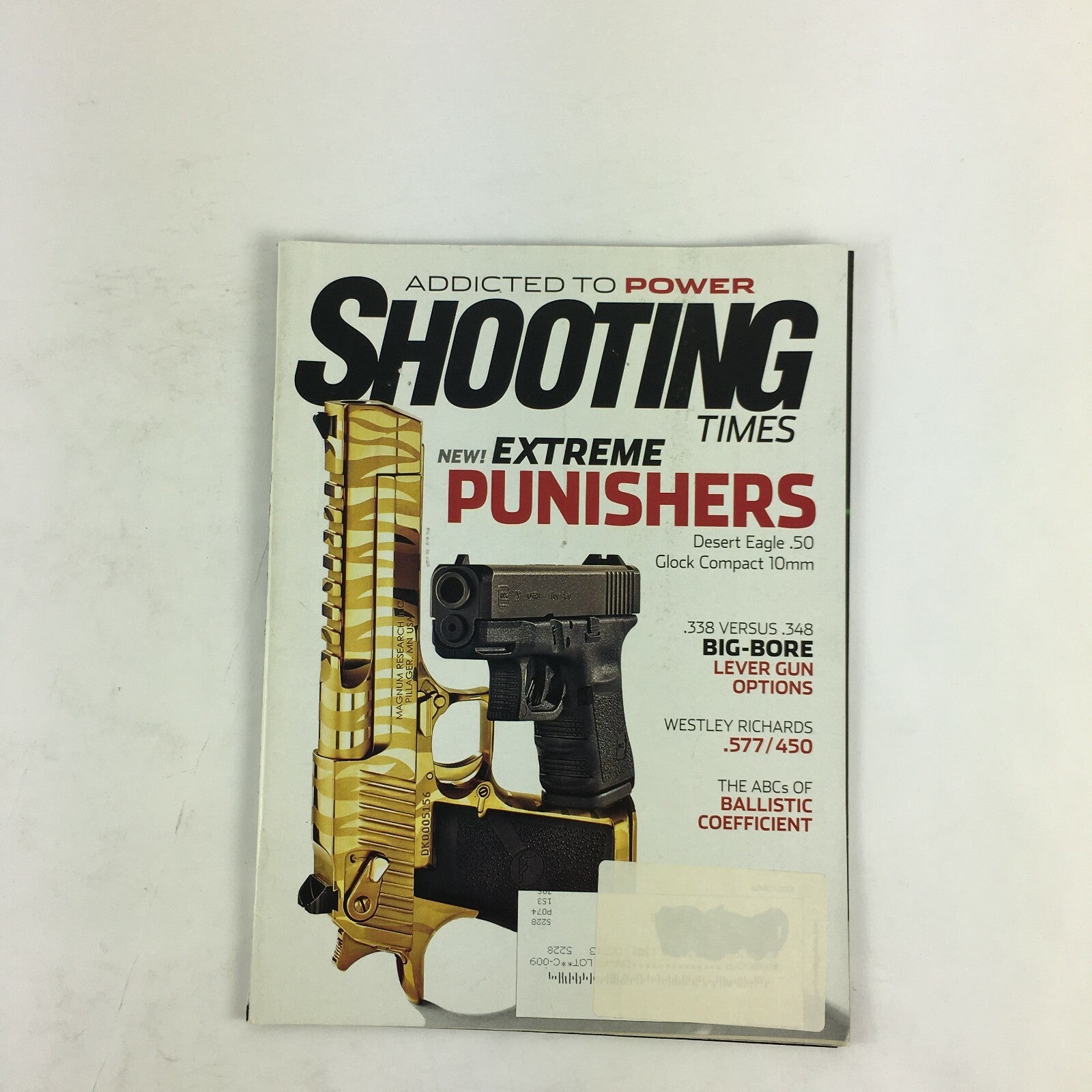March 2013 Guns & Ammo Magazine Extreme Punishers Desert Eagle .50 .338 Vs. .348