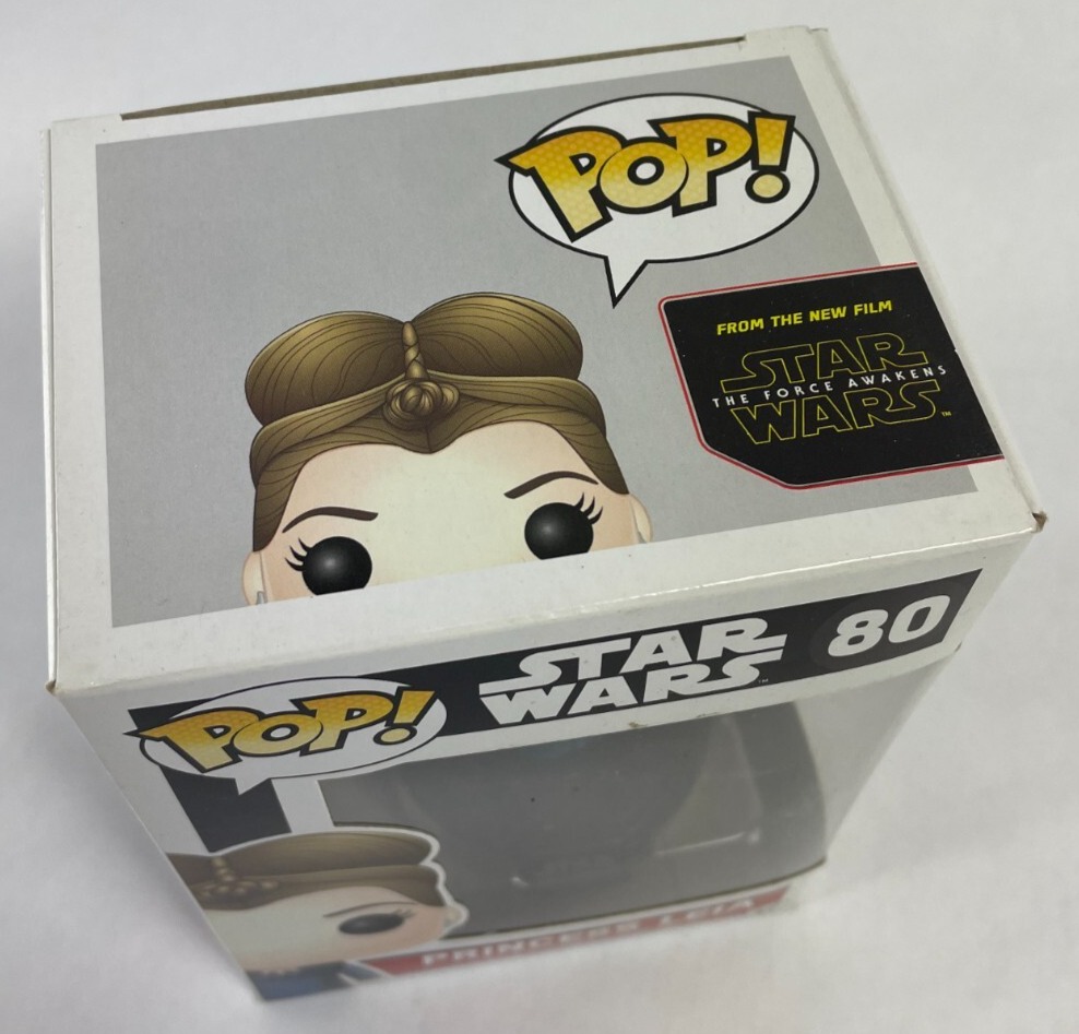 FUNKO POP Star wars The Force Awakens 80 Princess Leia Vinyl Bobble Head NEW