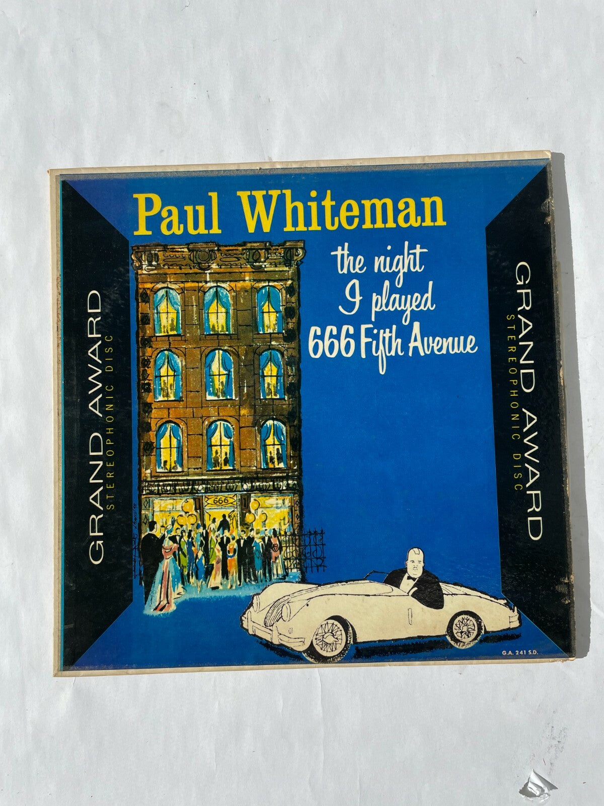Paul Whiteman The Night I Played 66 Fifth Avenue Grand Award Vinyl Record Q10