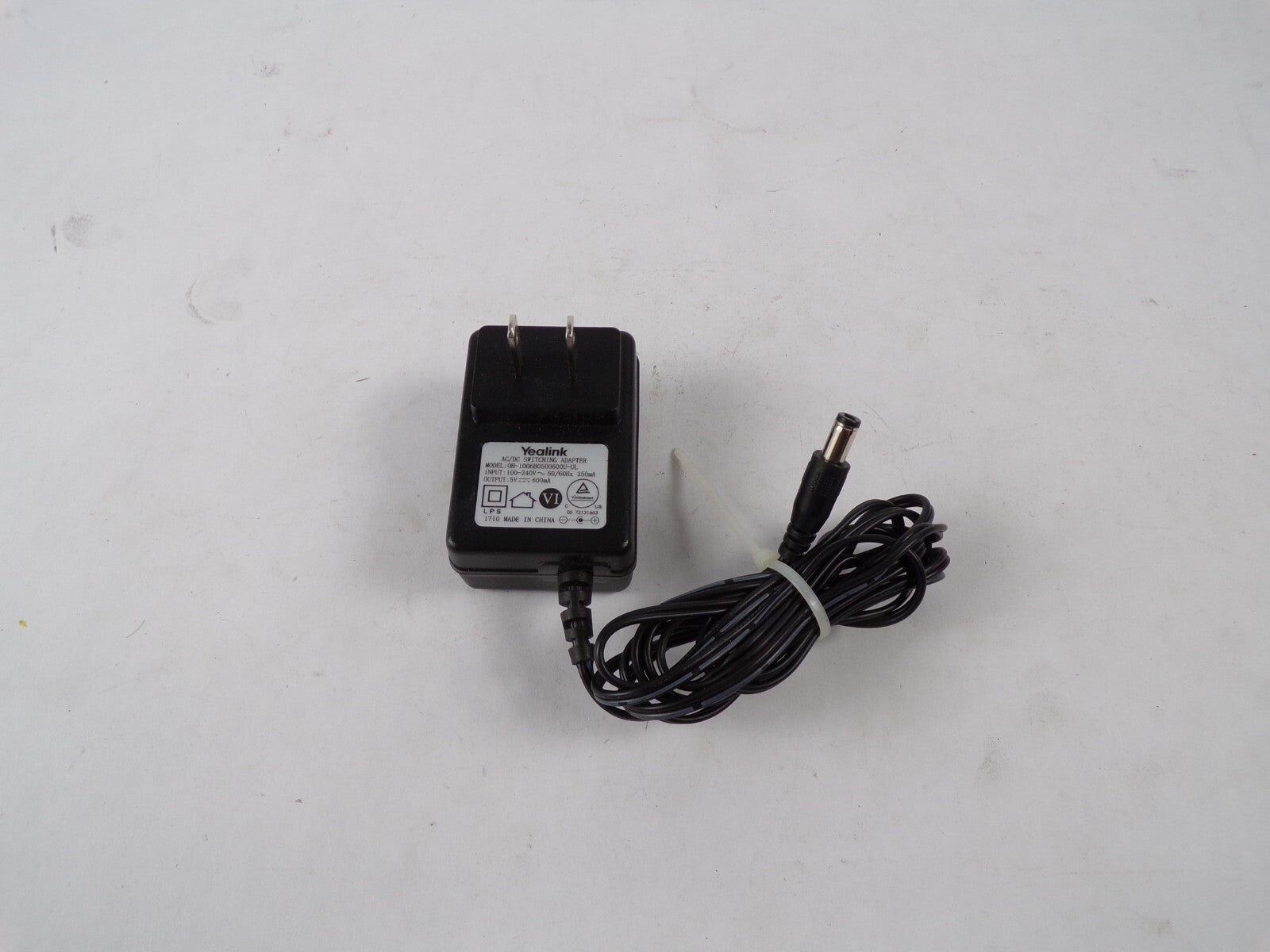Genuine Yealink OH-1006B05000600U-UL Output 5 V 600mA Power Supply Adapter A43