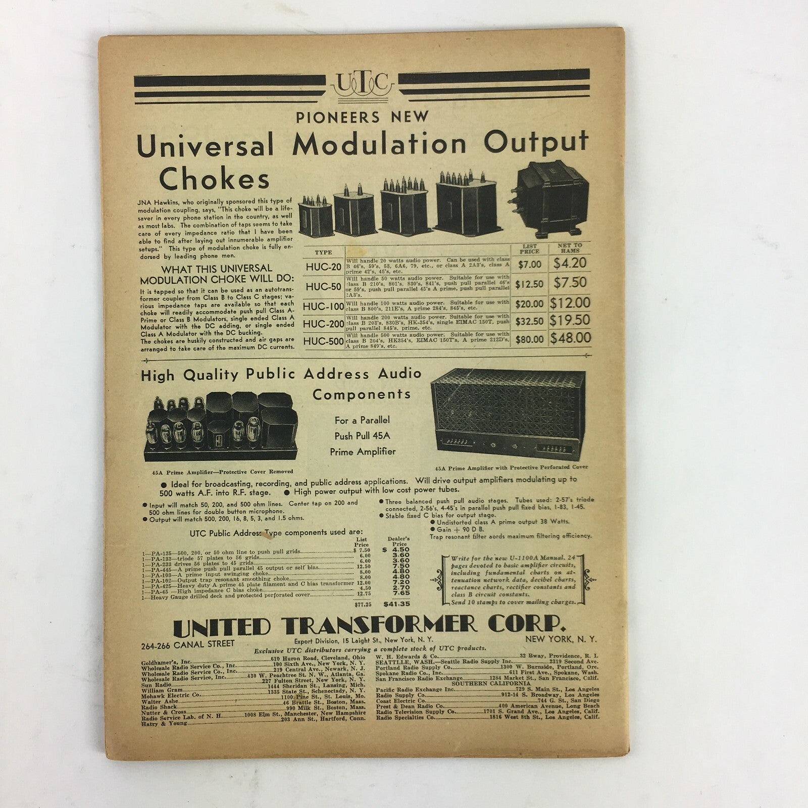December 1934 Radio Magazine Clayton F.Bane John L.Reinartz PushPull Parallel Op
