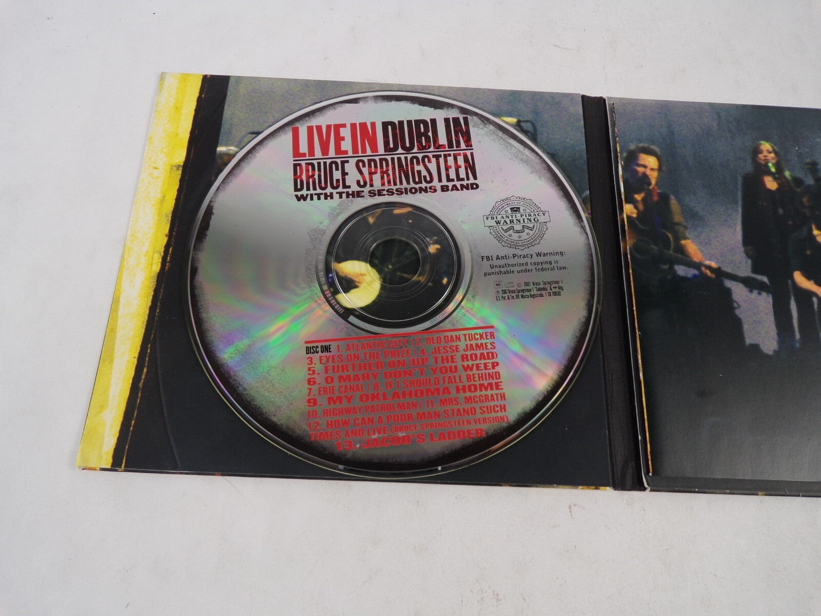 Live In Dublin Bruce Springsteen With The Sessions Band Atlantic City Old CD#58