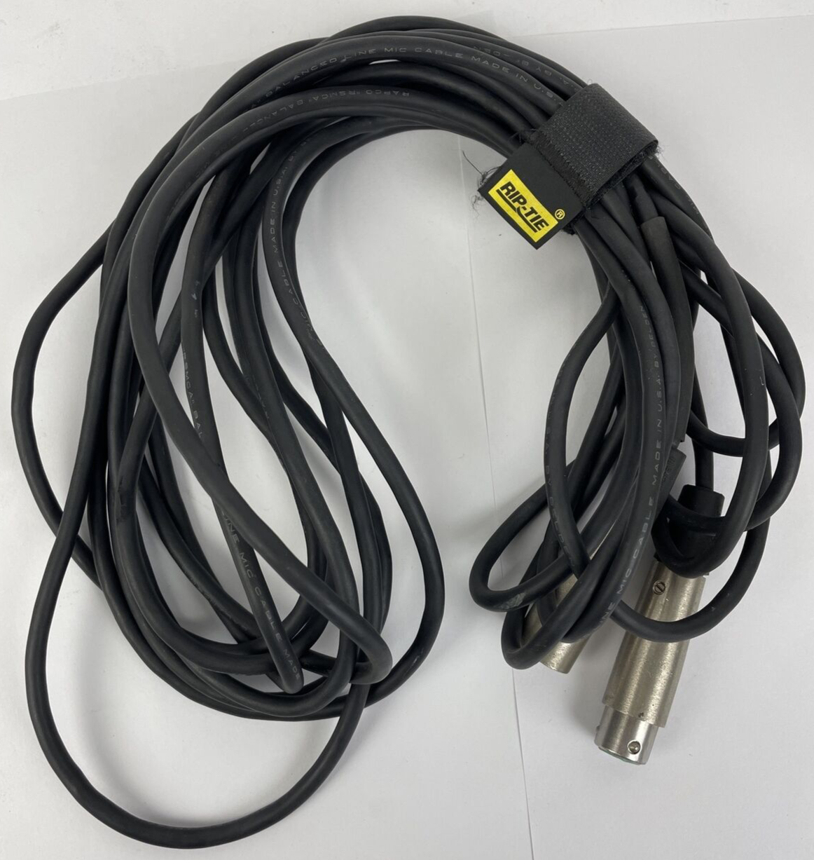 SWITCHCRAFT XLR Microphone Cable Male To Female 3-Pin Mic Audio Lead 25ft Black