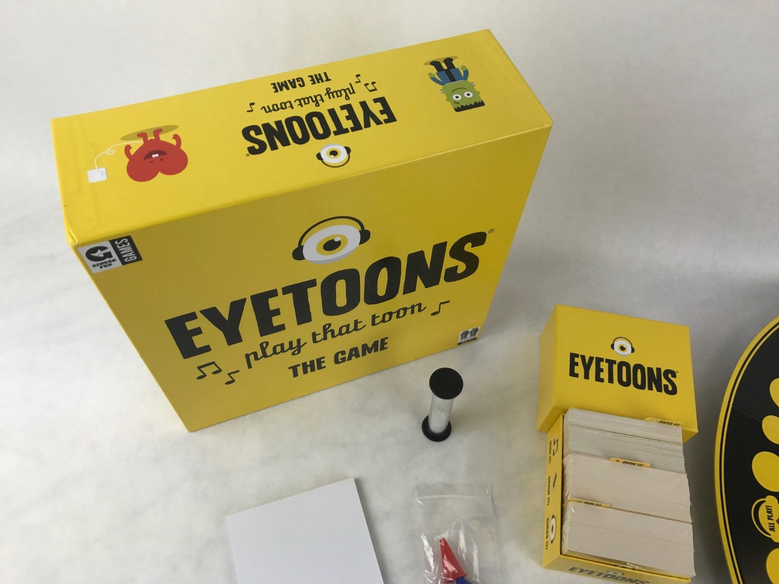 Eyetoons Board Game Music Knowledge Challenge After Dinner Family Party Game