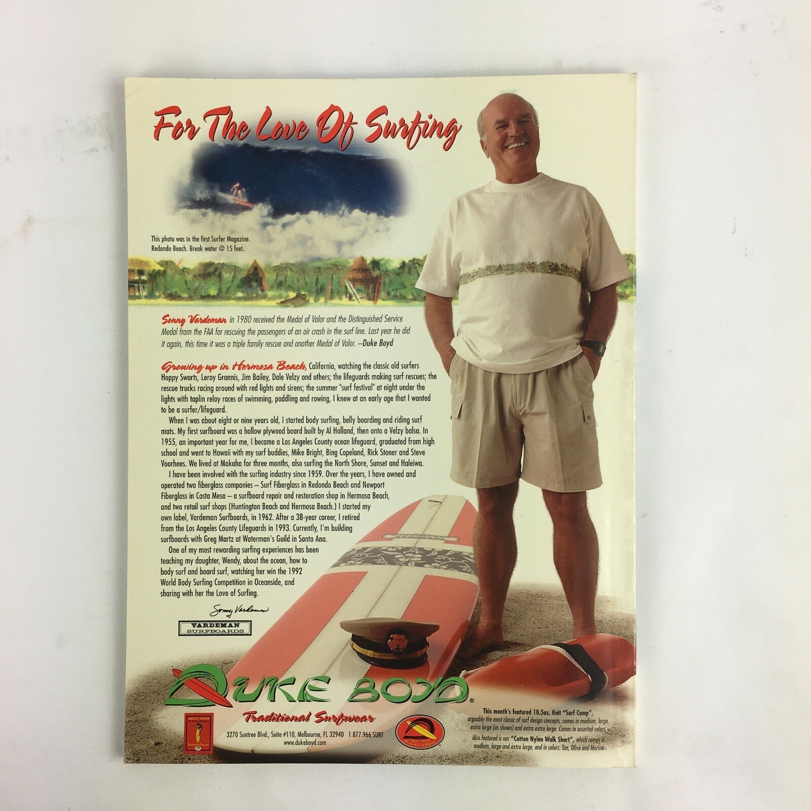 June 2001 Longboard Magazine Australian Surfabout Fred Hemmings Surf Shop Guide