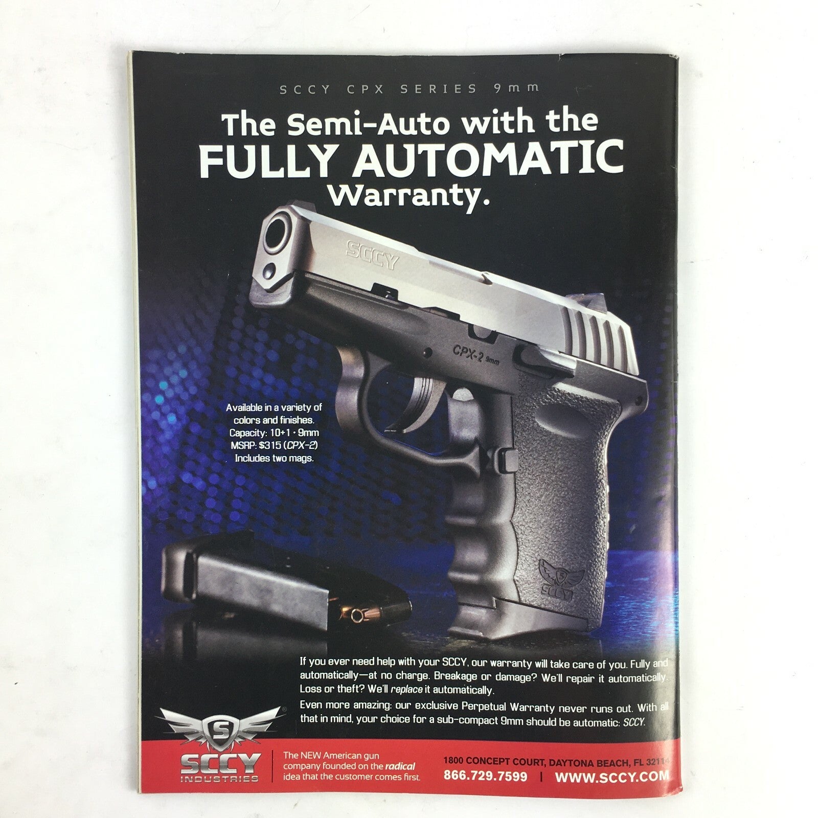 July 2015 Guns & Ammo Magazine Plastic is it the Future? Sneaky Pete Holster 9mm