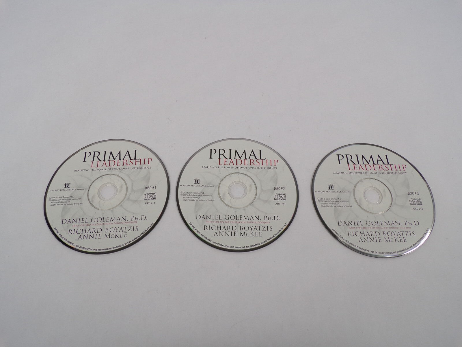 Primal Leadership Daniel Goleman Richard Boyatzis Annie Mckee CD#28