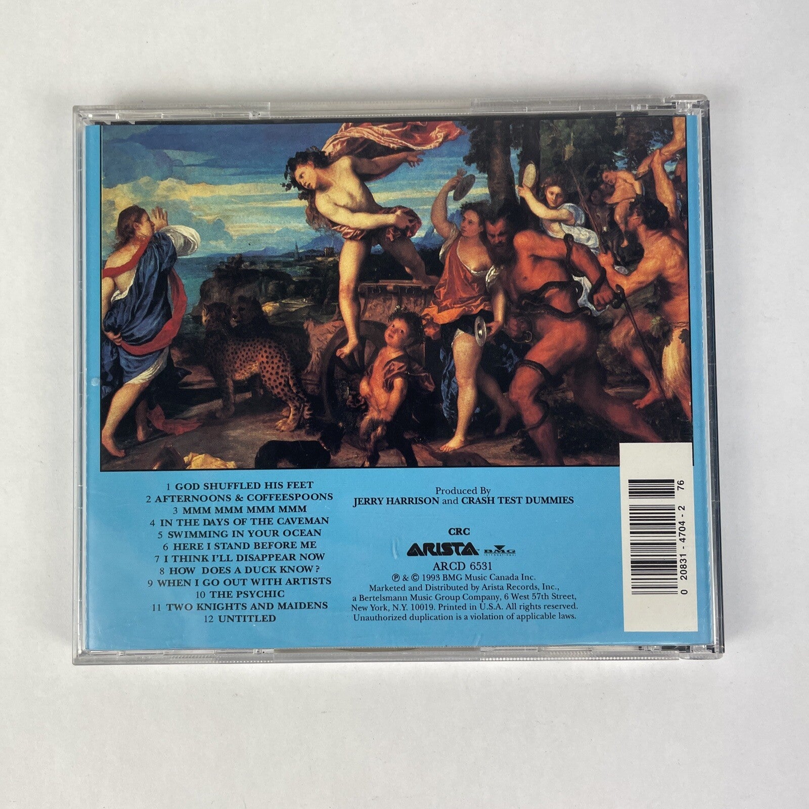 Crash Test Dummies - God Shuffled His Feet (CD, 1993) #28