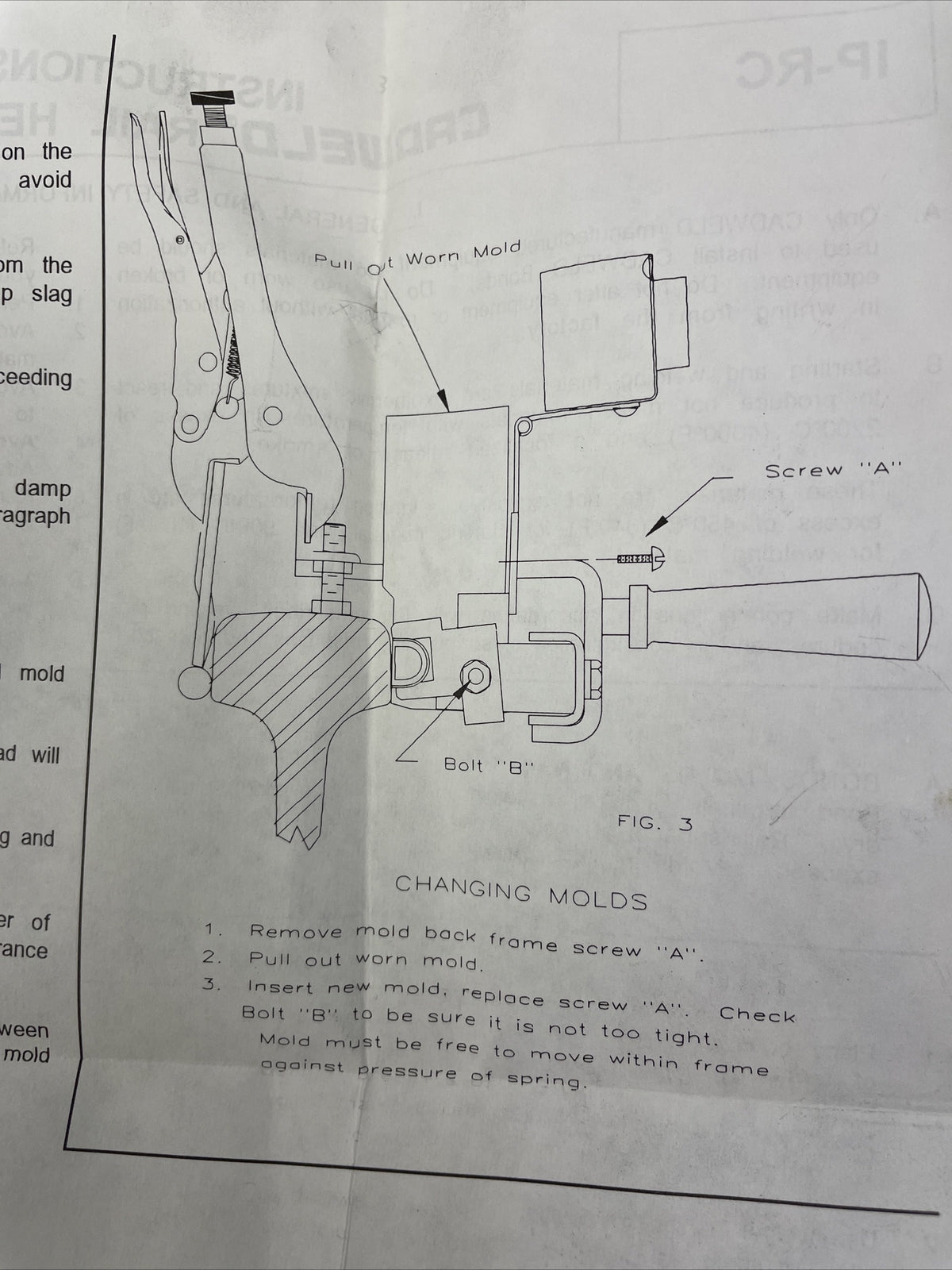 CADWELD Joint Bond Mold Pair Only Power 85-141 lb T-Rail 250 kcmil Stranded