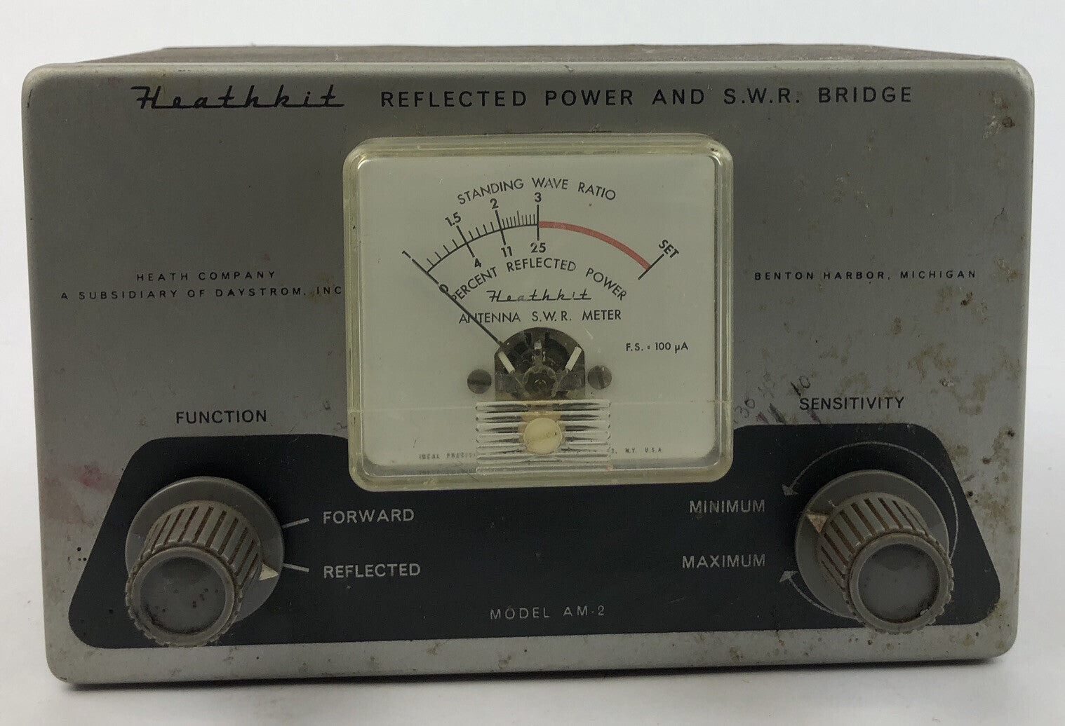 VINTAGE Heathkit Reflected Power and SWR Bridge Model AM - 2 - LOOK