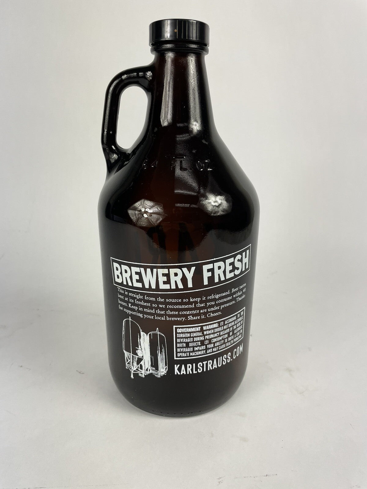 Karl Strauss 64 oz. Growler Jug. Empty Bottle