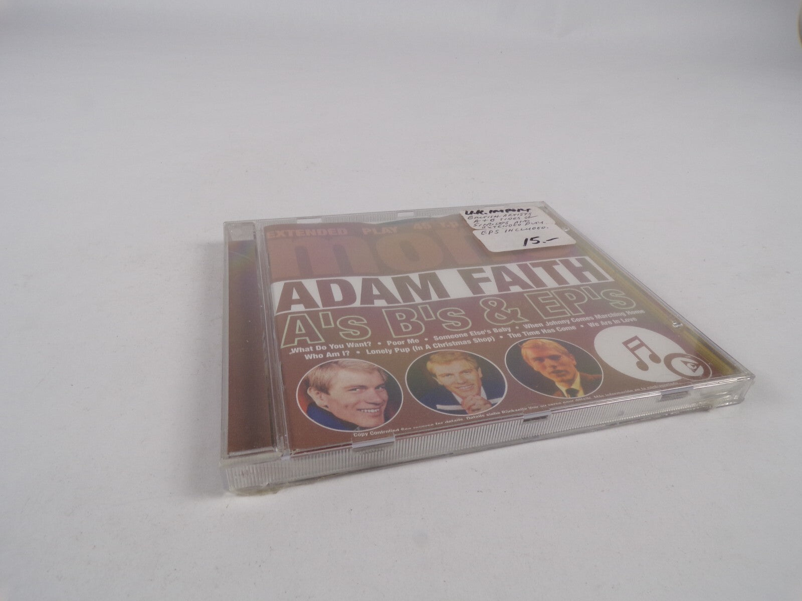 Adam Faith A's B's Ep's What Do You Want Someone Else's Baby Summertime CD#30