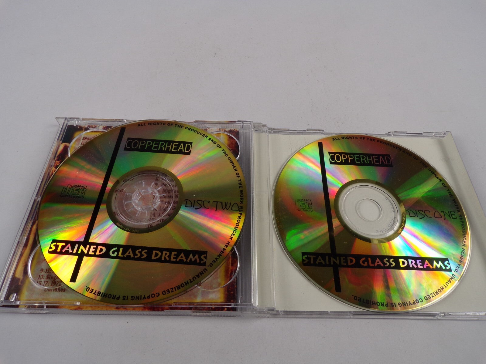 Copperrhead Stained Glass Dreams Kibitzer A Little Hand Spin-Spin Ghameleon CD#3