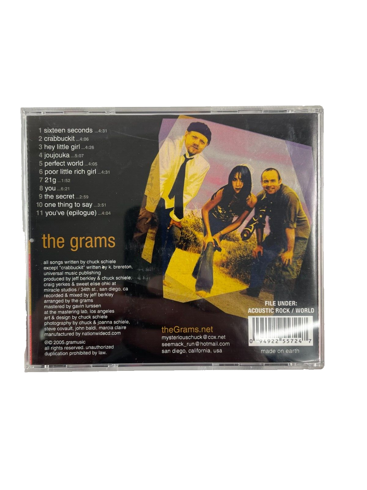 The Grams Sixteen Seconds Crabbuckit Hey Little Girl Perfect World 21G #F-G