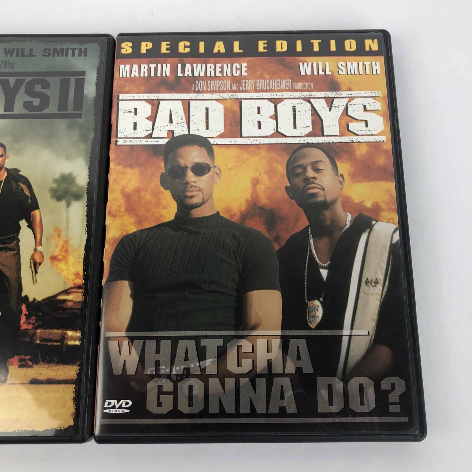 Will Smith Action Comedy DVD Lot Of 2 - Bad Boys / Bad Boys 2 * Mint Discs