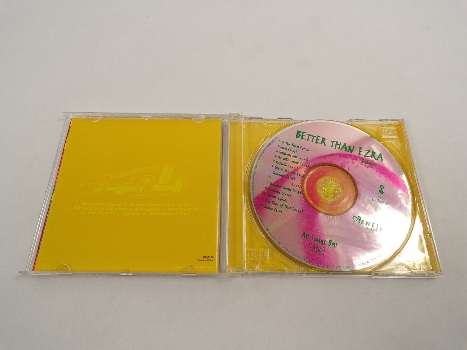 Better Than Ezra Closer Misunderstood Extra Ordindary Get You In Briefly #A-B