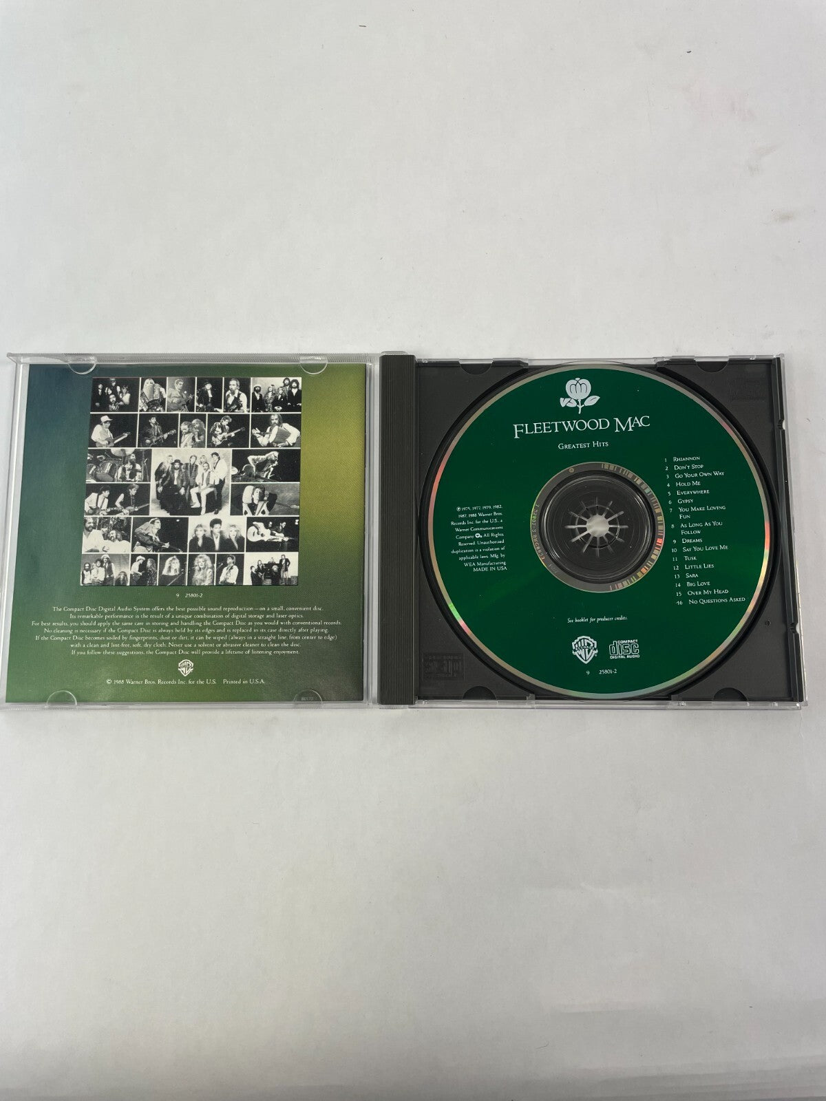 Fleetwood Mac Rhiannon Don't Stop Go Your Own Way Hold Me Everywhere Gypsy CD#73