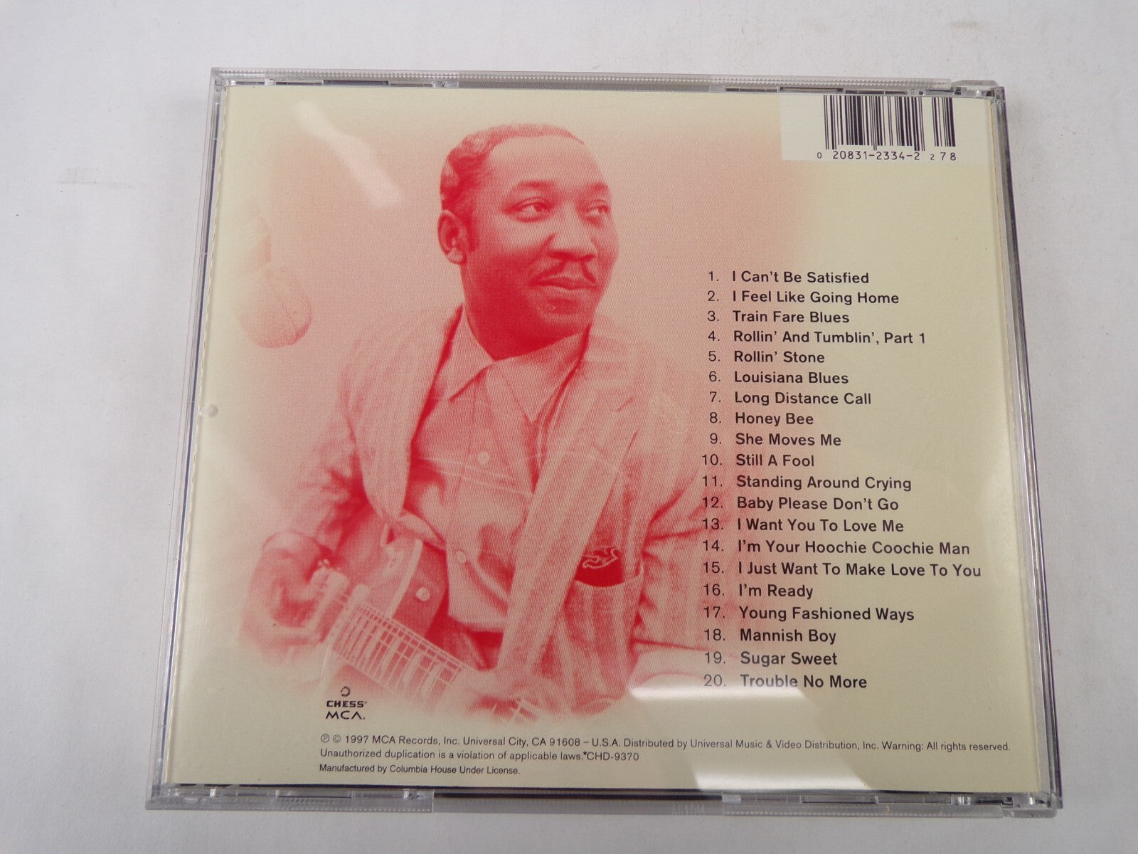 Muddy Waters His Best 1947 To 1955 The Chess Soth AnniversaryCollection CD#57