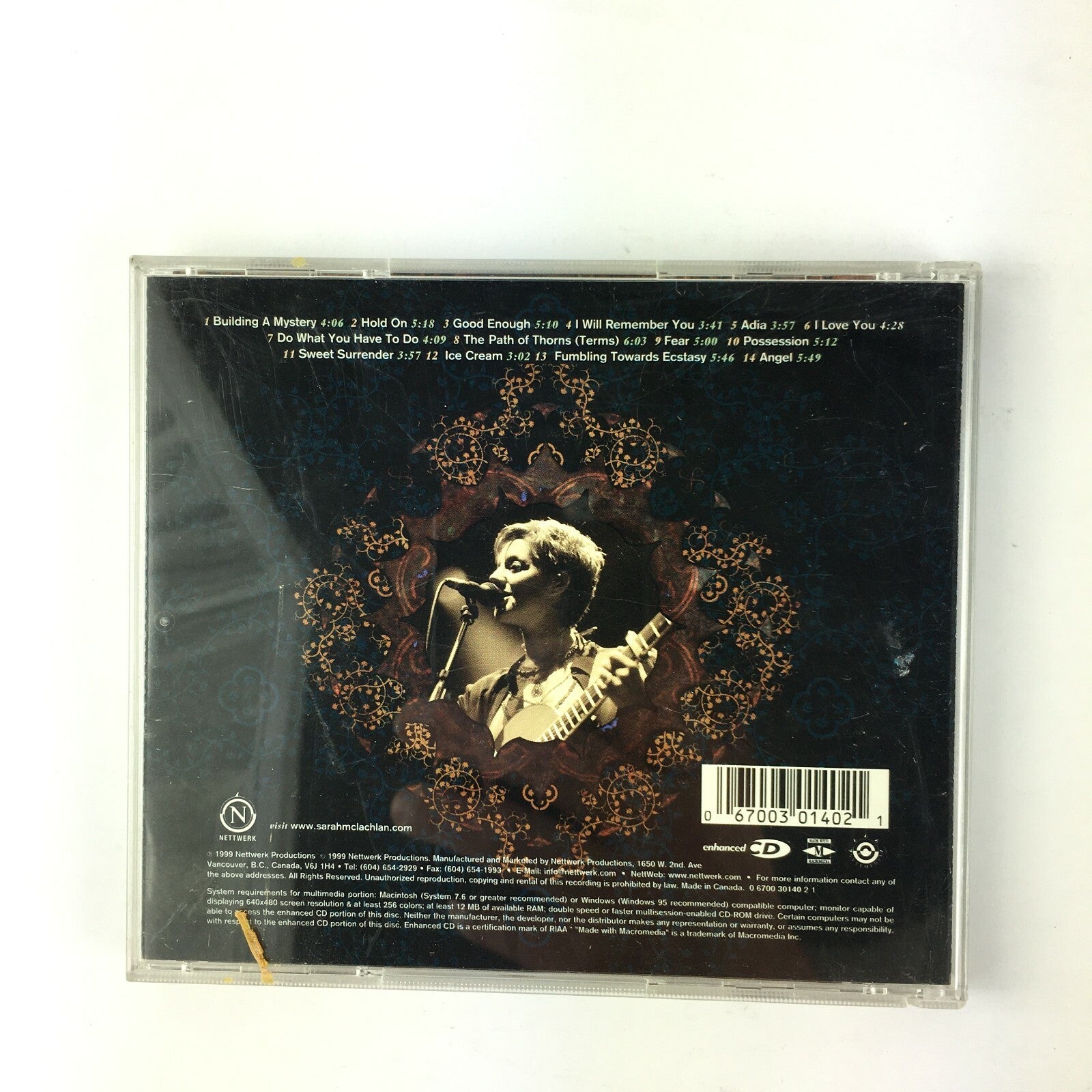 CD Sarah Elle Lachlan Mirrorball Possession Wait Plenty Good Enough