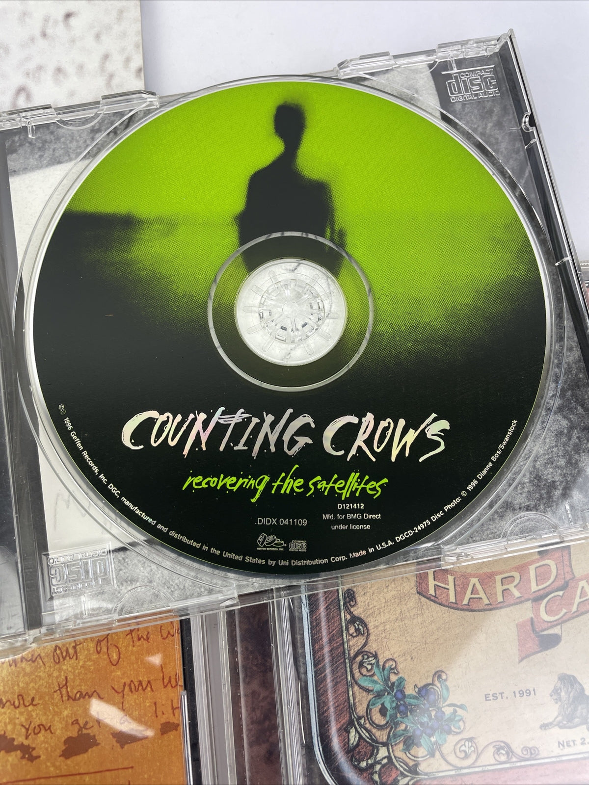 4 x COUNTING CROWS Audio CD LOT - Hard Candy - August & Everything After - SN&SM