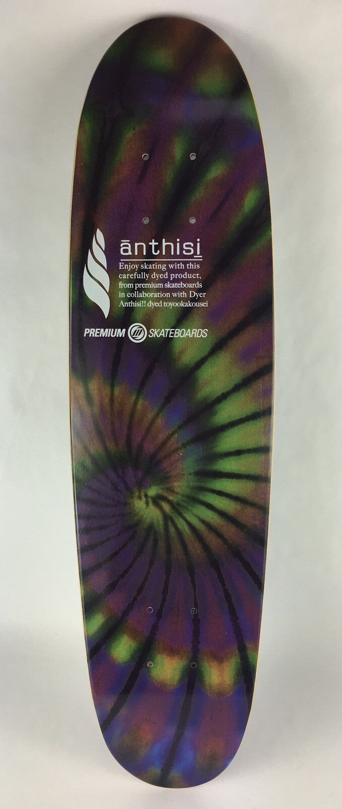 Premium skateboards Antisi Purple Tye Dye Cruiser Skateboard quality 7 x 28" C2