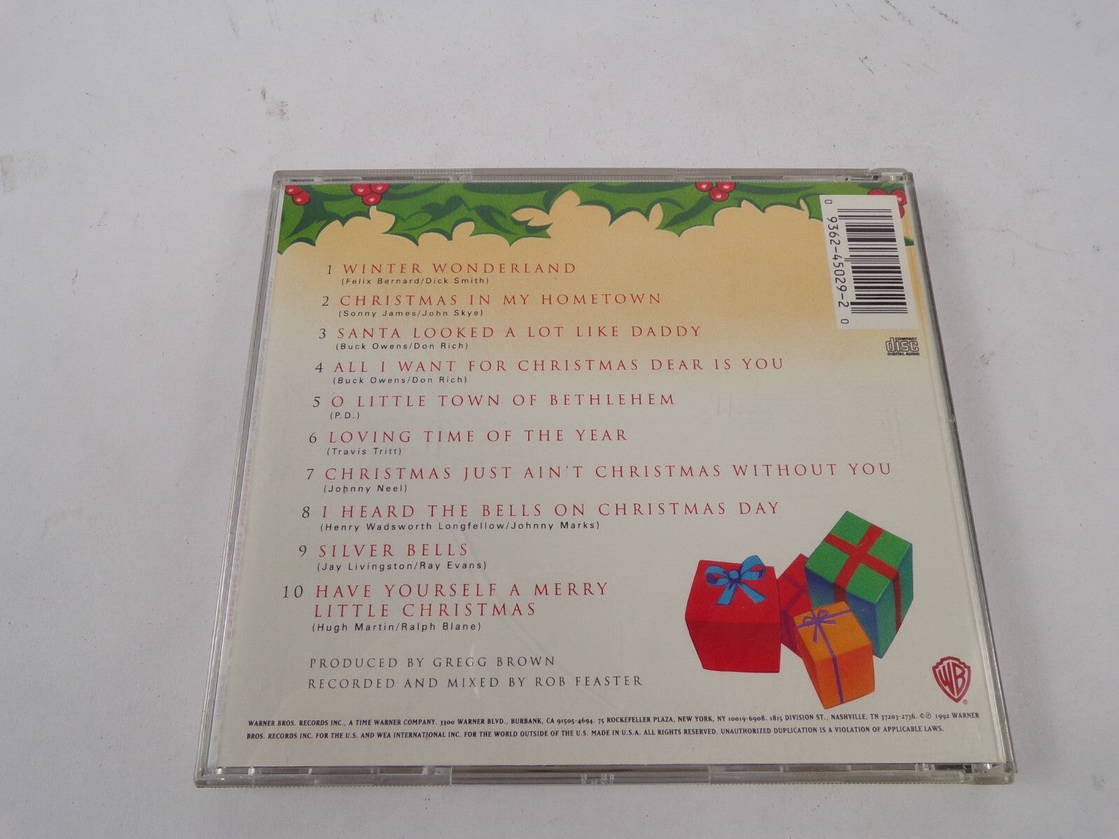 A Travis Tritt Christmas Loving Time Of The Year Winter Wonderland Silver CD#39