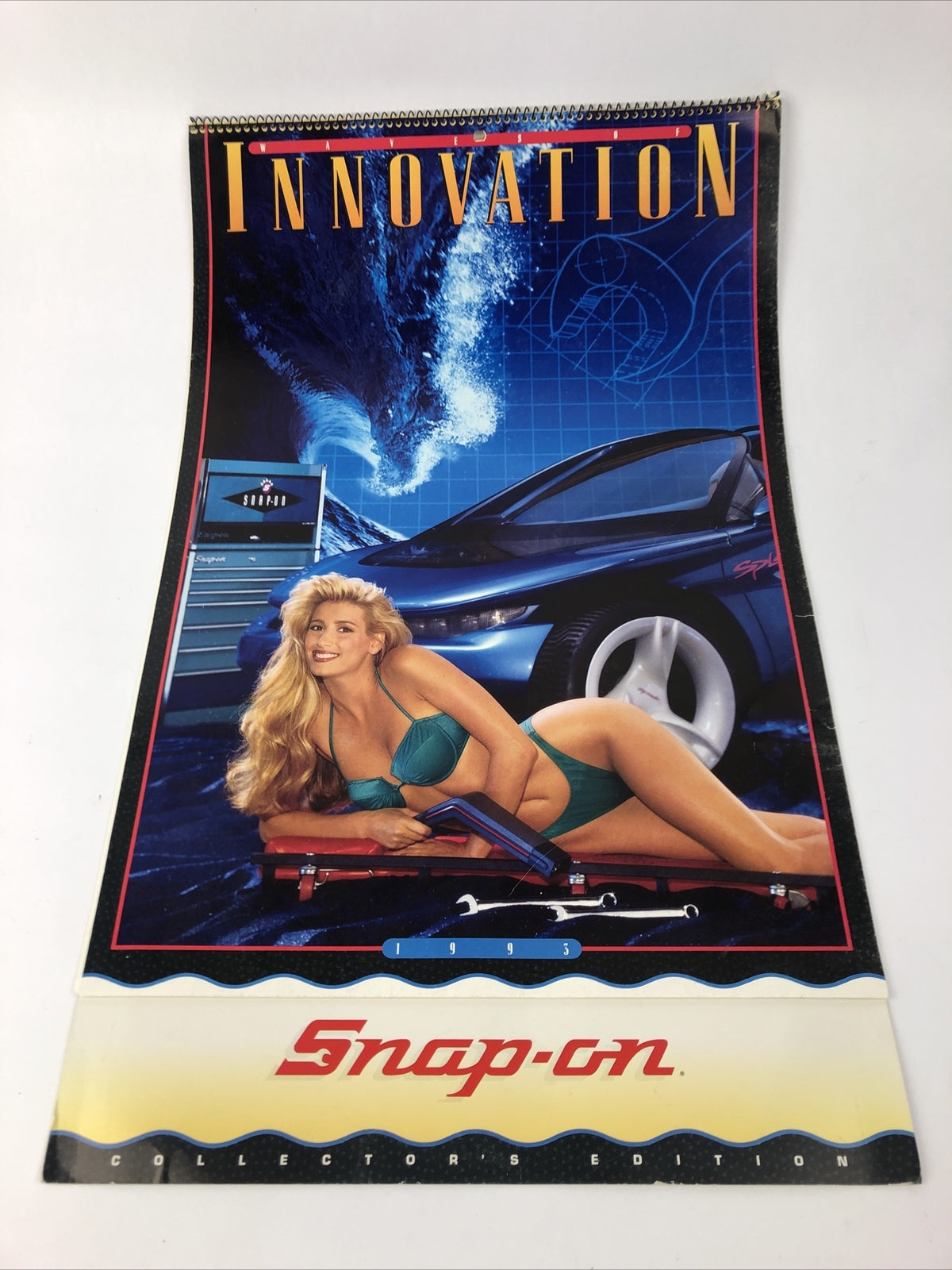 Rare Vintage 1993 SNAP-ON TOOLS Collectors Edition Pinup Girl Swimsuit Calendar
