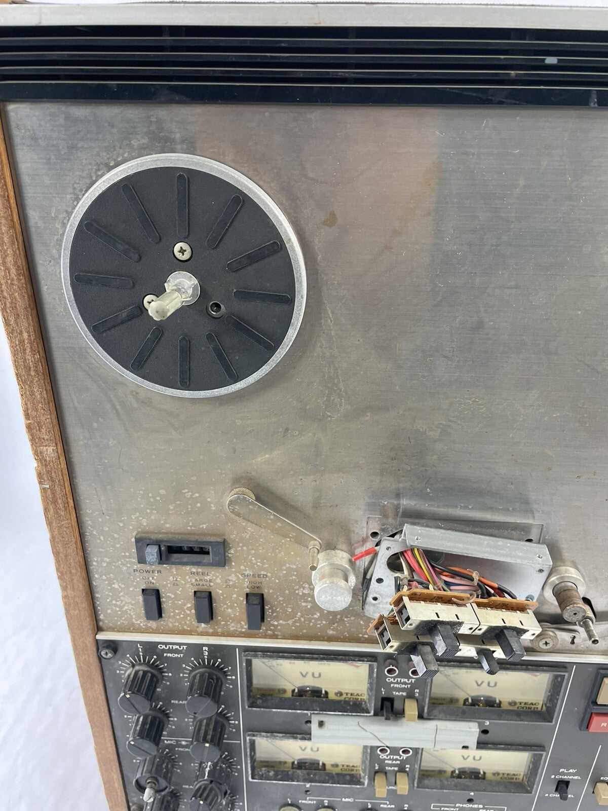 Power Tested Teac A-3340S 4-Channel Simul-Sync Reel to Reel Deck AS-IS