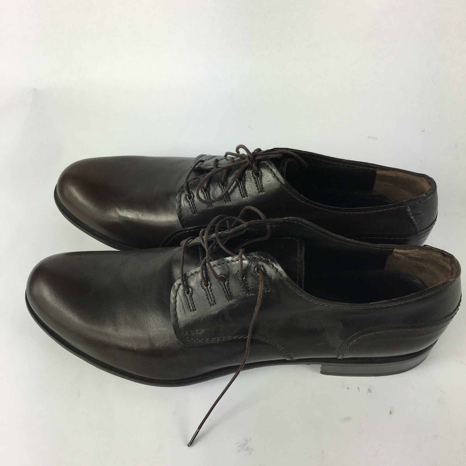 Genuine Gianni Barbato Stylish Derby Style Black Shoes for Men Size 42