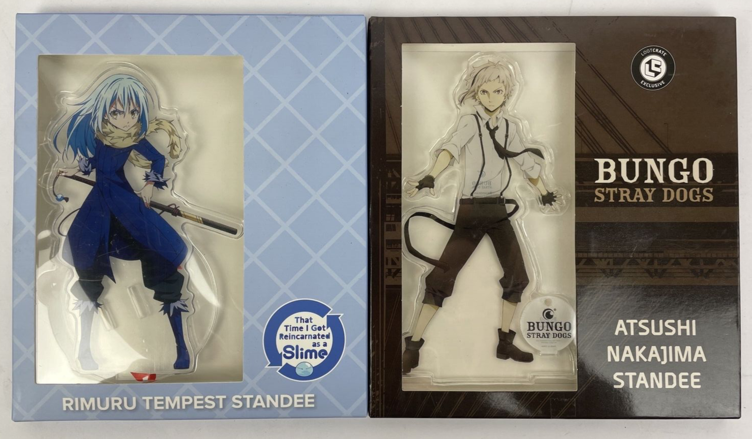 Loot Anime Exclusive Bungo Stray Dogs + Rimuru Tempest Standee Figures - LOOK