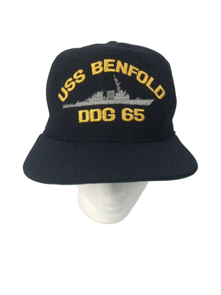 USS Benfold DDG-65 US Navy destroyer embroidered patch hat rare military cap