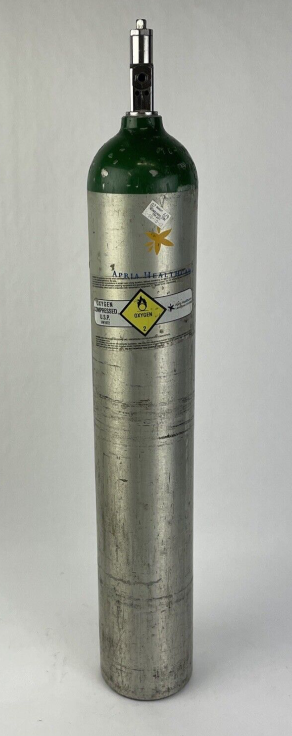 LUXFER TC-3ALM139 Oxygen Gas Cylinder Medical Tank 4.25" x 29" - Empty