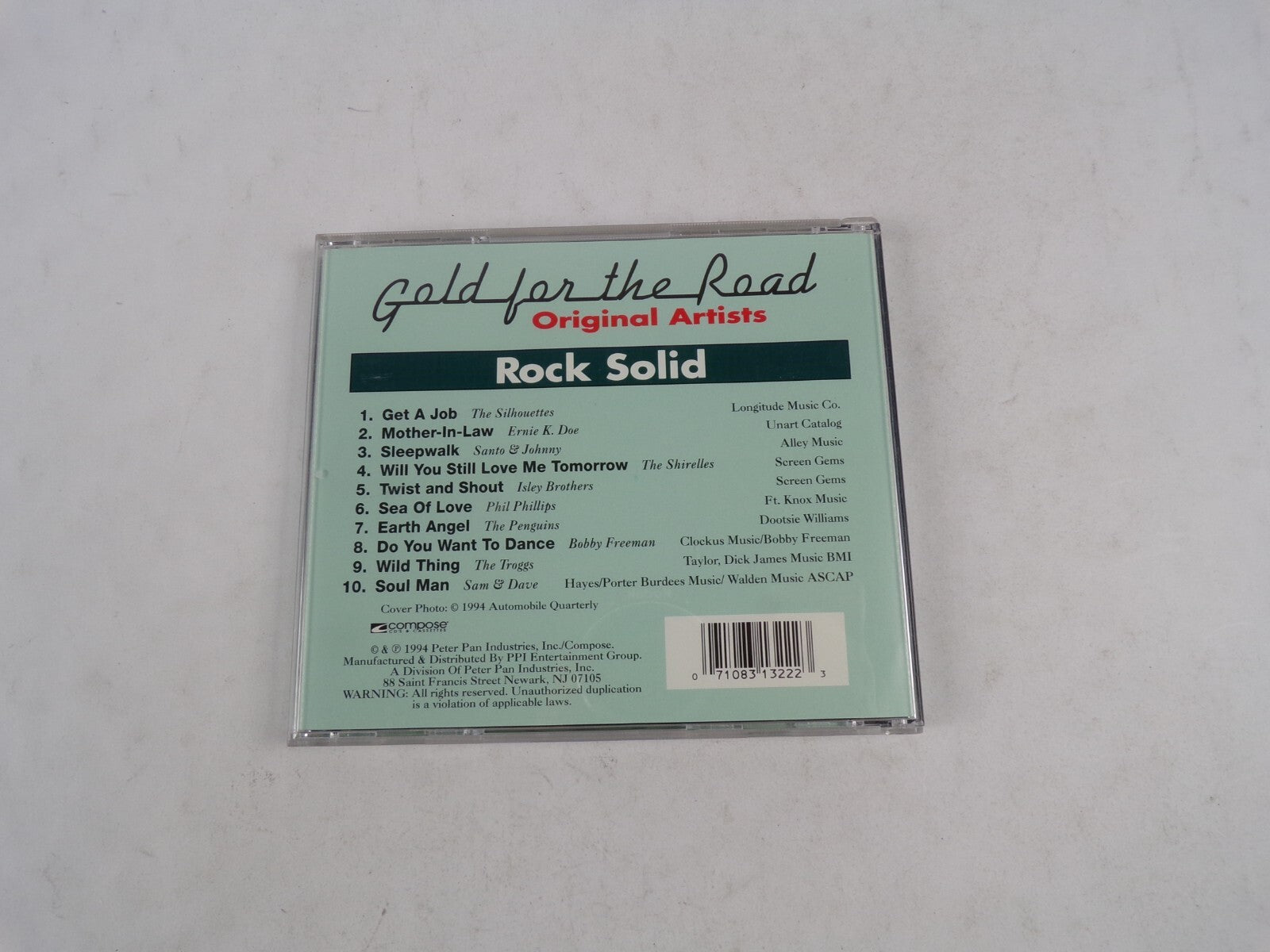 Gold For The Road Original Artists Rock Solid Includes Hits Get A Job Sea CD#58