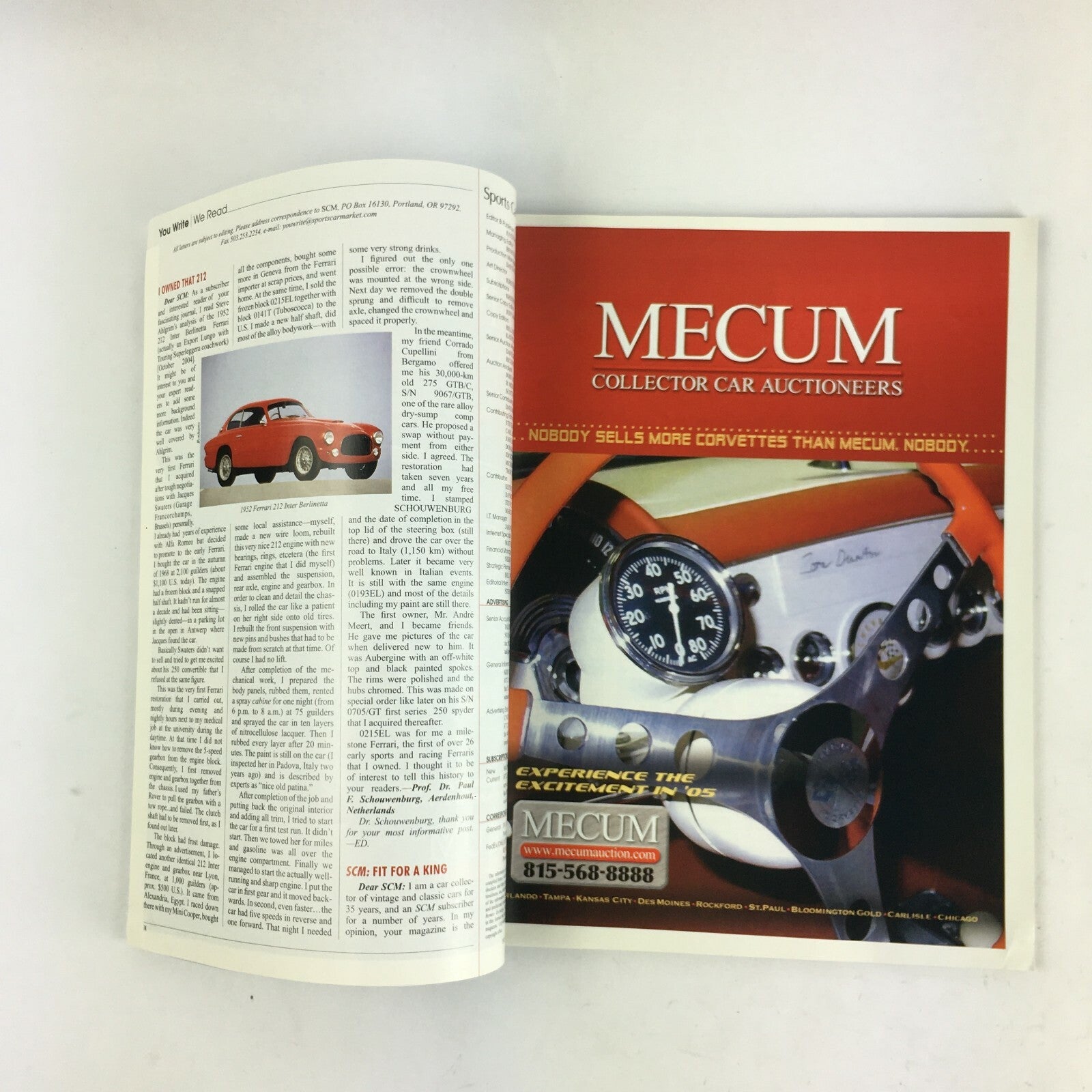 February 2005 Sports Car Market Magazine 16 Muscle Cars to Watch Hemi RoadRunner