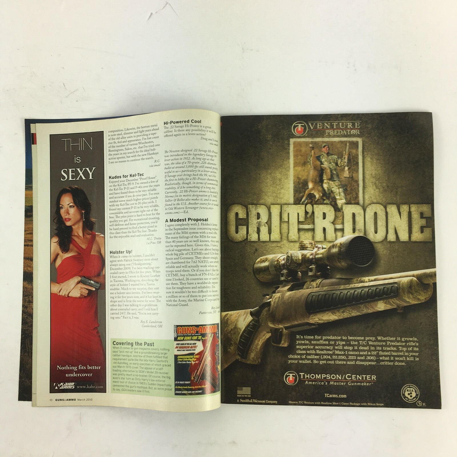 March 2010 Guns & Ammo Magazine Awesome ARs Long Range Ballistics S&W 442
