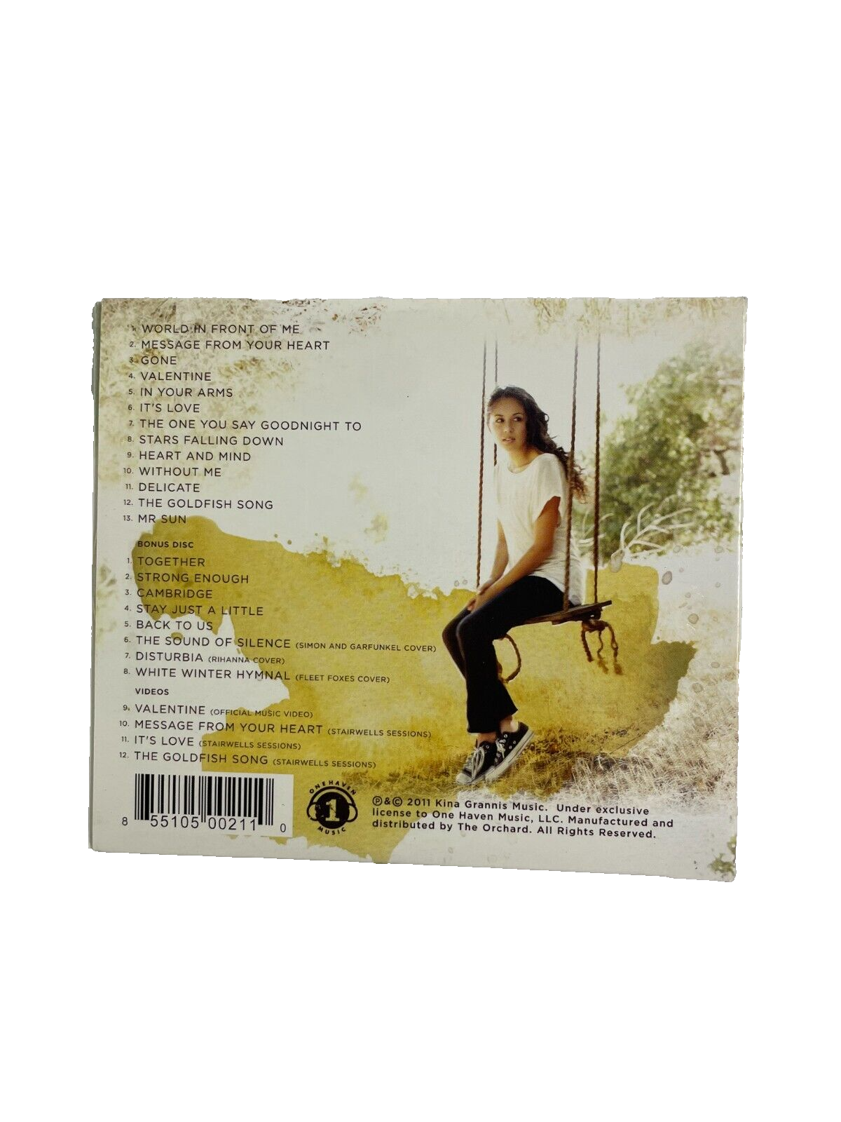 Kina Grannis Stairwells World In Front Of Me Message From Your Heart Gone #F-G