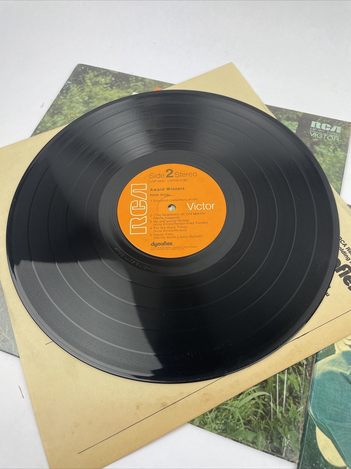 2 x HANK SNOW: Railroad Man US RCA LSP 2705 + Award Winners Stereo LP LSP 4601