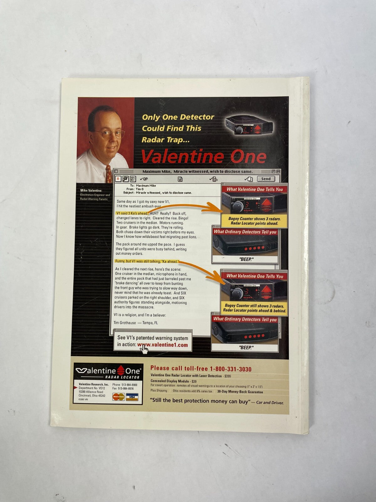 January 2002 Porsche Panorama Magazine At Summit Point in 1998 Bruce Barth