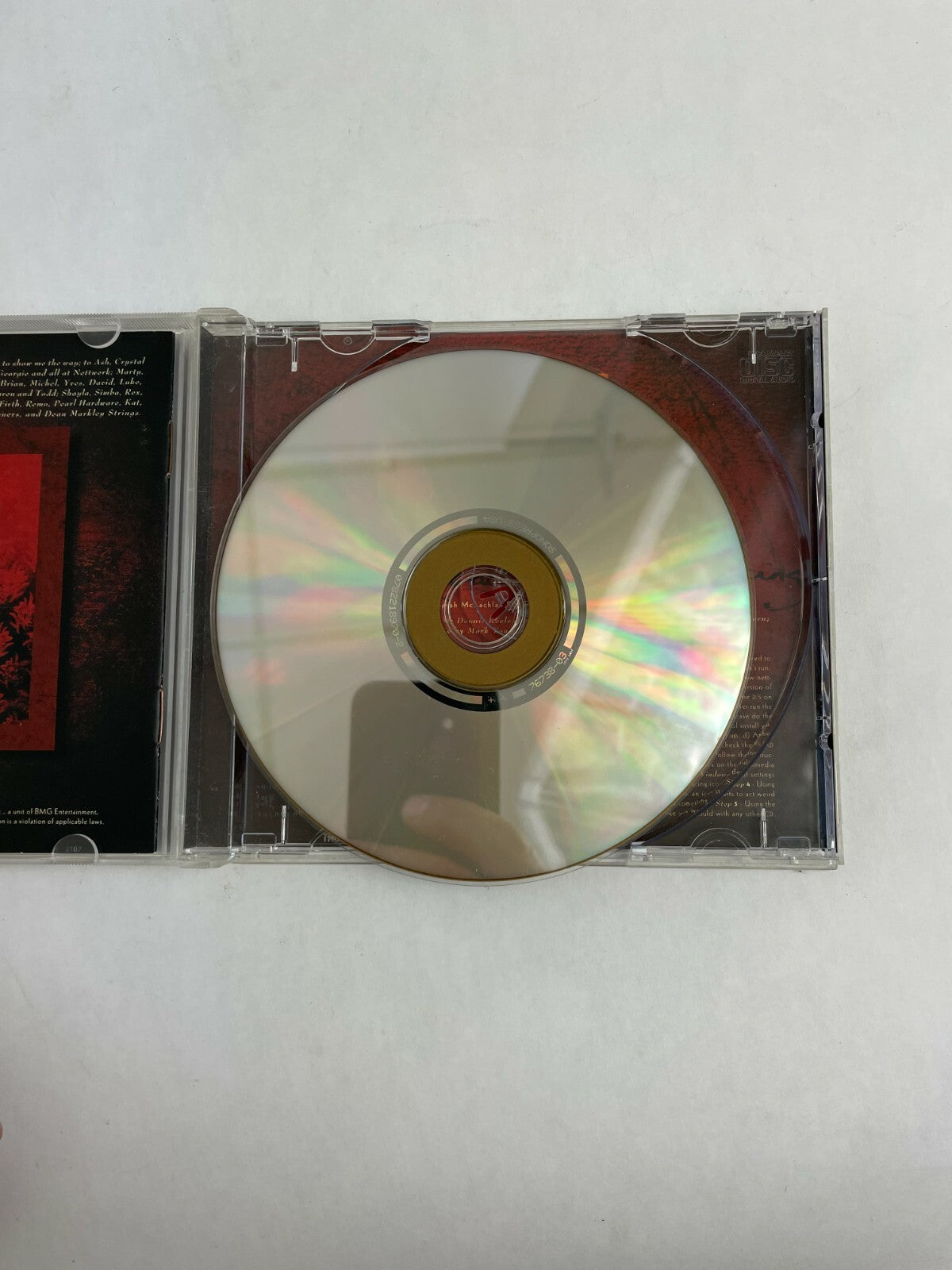 Sarah McLachlan Surfacing CD Q1