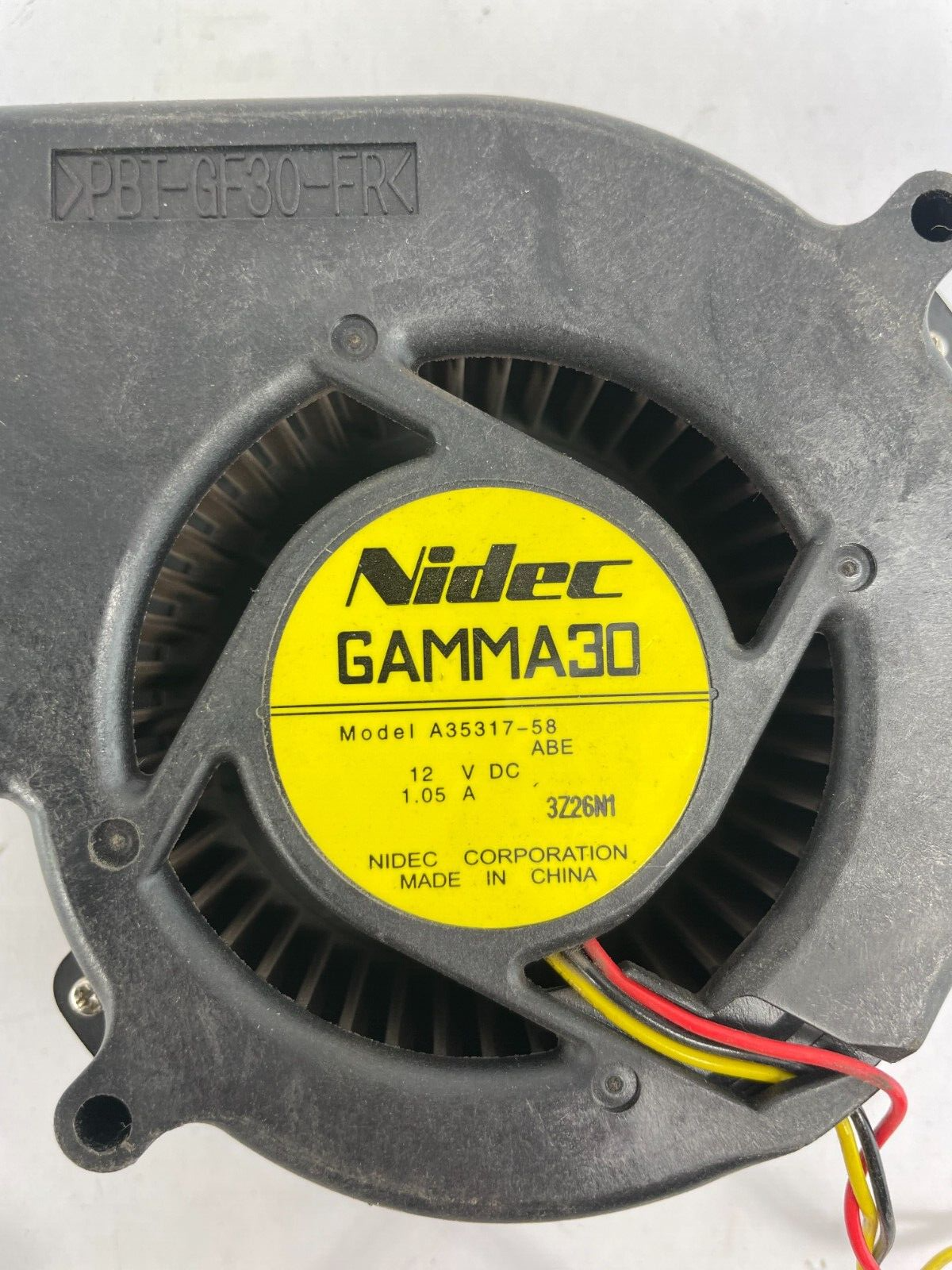 Nidec Gamma30 A35317 - 58 DC12V 2 - Wire CPU Cooling Fan